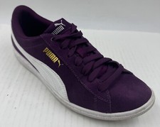 Tênis esportivo feminino Puma Vikky 8,5 roxo branco camurça 362624-18, usado comprar usado  Enviando para Brazil