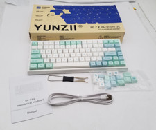 Teclado mecánico Yunzii YZ-84 - con cable - como nuevo (con teclas adicionales) interruptor amarillo segunda mano  Embacar hacia Mexico