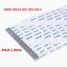 2 peças FFC/FPC passo de cabo plano flexível 1,0 mm 4P-40P direção dianteira AWM 20624 comprar usado  Enviando para Brazil
