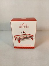 Ornamento de lembrança Hallmark air hockey para enfeite de mesa de air hockey de Natal comprar usado  Enviando para Brazil