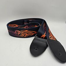 Stagg 2" Flame Swirl Padrão Composição Sintética Alça de Guitarra Ajustável, usado comprar usado  Enviando para Brazil