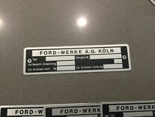 Ford emblem typenschild gebraucht kaufen  Schwabach