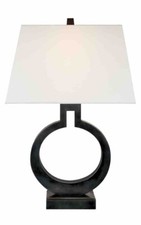 Abajur de mesa Visual Comfort, Chapman & Myers forma de anel em bronze comprar usado  Enviando para Brazil