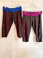 Nike Correr Mujeres Dri-Fit Yoga Entrenamiento Leggings 3/4 Longitud Grande Conjunto de 2 segunda mano  Embacar hacia Mexico