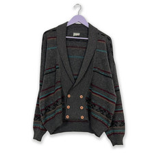 Cardigan vintage grigio usato  Montegrotto Terme