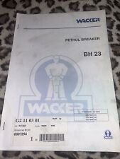 Wacker bh23 petrol for sale  RHYL