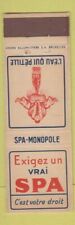 Matchbook cover spa d'occasion  Expédié en Belgium