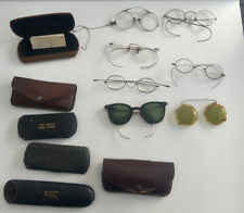 7 vintage colored glasses for sale  Jay