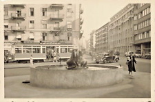 Zurich Suiza ~ Carrito de calle ocupado #22 - Fuente de sello ~ Fotografía de los años 30-40 4C segunda mano  Embacar hacia Argentina