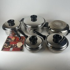 Conjunto de 9 peças de Chef’s Ware da Townecraft 5 camadas multi-core T304 cozinheiro de aço inoxidável comprar usado  Enviando para Brazil