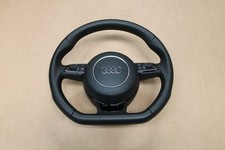 Volante Audi A3 S3 8V couro liso preto completo 8V0419091 T, usado comprar usado  Enviando para Brazil