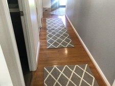 Runner rugs grey for sale  Windsor Mill