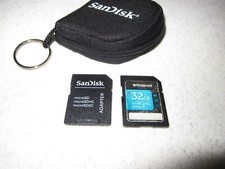 2 tarjetas de memoria SD 64 GB y 32 GB... segunda mano  Embacar hacia Mexico