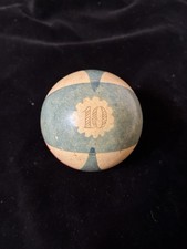 Linda bola de bilhar de argila vermelha branca e azul #10 comprar usado  Enviando para Brazil