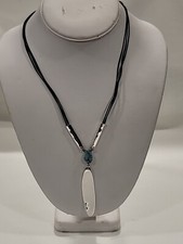Silver tone necklace for sale  Medford