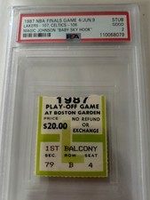 Usado, MAGIC JOHNSON BABY HOOK SHOT - PSA 2 INGRESSO 1987 NBA FINALS LAKERS CELTICS GM4 comprar usado  Enviando para Brazil