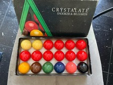 Crystalate snooker balls for sale  DONCASTER