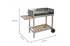 Grill xxl edelstahl gebraucht kaufen  Bruchsal