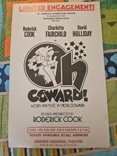 American Conservatory Theatre OH COVARD! San Francisco Gay Noel RODERICK COOK comprar usado  Enviando para Brazil