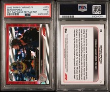 2022 Topps Chrome F1 Sergio Perez refrator Raywave vermelho 1/5 PSA 9 Estado perfeito comprar usado  Enviando para Brazil