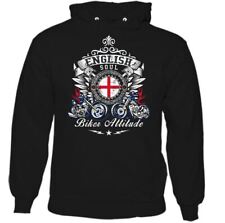 Usado, Moletom com capuz masculino English Soul Biker Attitude motocicleta bicicleta café corrida comprar usado  Enviando para Brazil