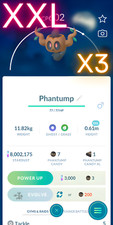 Phantump XXL | x3, 0,68m, 0,70m | Pokemon Trade Go, usado comprar usado  Enviando para Brazil