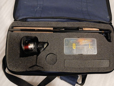 Okuma Voyager Kit de Viagem Giratório de Água Doce, Vara de 6 Pés, Carretel, Equipamento, Estojo comprar usado  Enviando para Brazil