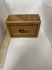 Caixa de quebra-cabeça secreta japonesa vintage 5 sol com gaveta musical comprar usado  Enviando para Brazil