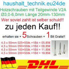 Spanplattenschrauben edelstahl gebraucht kaufen  Hemau