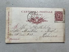 Intero postale regno usato  Saronno