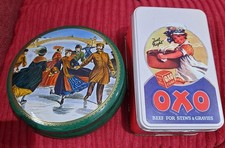 Pair vintage tins. for sale Pair vintage tins. for sale  WEST MOLESEY
