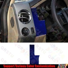 Tampa de volante esquerda fibra de carbono azul esquerda para Ford F250/350/450/550/650/750 comprar usado  Enviando para Brazil