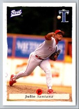 1995 Best #45 Julio Santana Tulsa Drillers cartão de beisebol comprar usado  Enviando para Brazil