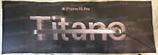 Usado,  AFFICHE APPLE STORE BANNIÈRE POSTER IPHONE 15 PRO TITANE 2023 300X110CM #101 comprar usado  Enviando para Brazil