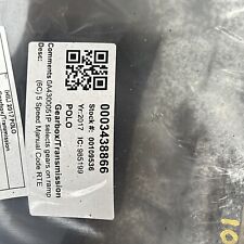 Polo gearbox 2017 for sale  SUNDERLAND