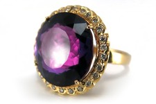 Damen ring amethyst gebraucht kaufen  Düsseldorf