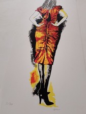 Serigrafia firmata numerata usato  Caltanissetta