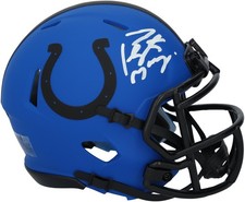 Mini capacete Peyton Manning Indianapolis Colts autografado Riddell Rave Speed comprar usado Mini capacete Peyton Manning Indianapolis Colts autografado Riddell Rave Speed comprar usado  Enviando para Brazil