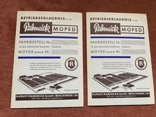 Betriebserlaubnis rabeneick bi gebraucht kaufen  Kulmbach