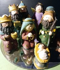 Weihnachten moderne krippenfig gebraucht kaufen  Saarbrücken