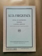 Alta frequenza. rivista usato  Italia