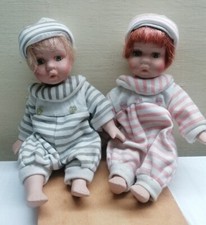 Coppia bambole ceramica usato  Manduria