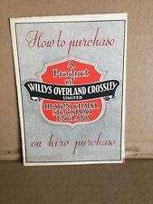 Classic car willys for sale  BRIERLEY HILL