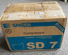 Compresor de aire acondicionado SD7H15 8144 SANDEN para piezas de camión IVECO segunda mano  Embacar hacia Mexico