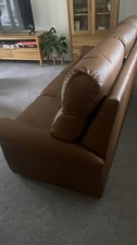 Plan leather sofa for sale  SALTASH