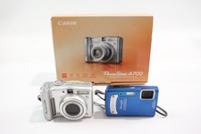 Câmeras compactas digitais Working Inc Canon Powershot A700 e Olympus etc comprar usado  Enviando para Brazil