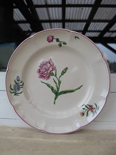 Assiette decoration faïence d'occasion  Sarreguemines