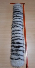 Blau silberpelzstreifen kapuze gebraucht kaufen  Hallgarten