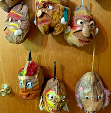 Vintage coconut carved for sale  Vincentown