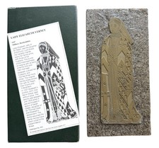 1977 Placa de esfregar latão-Lady Elizabeth Verney-Aldbury Hertfordshire Inglaterra Reino Unido comprar usado  Enviando para Brazil